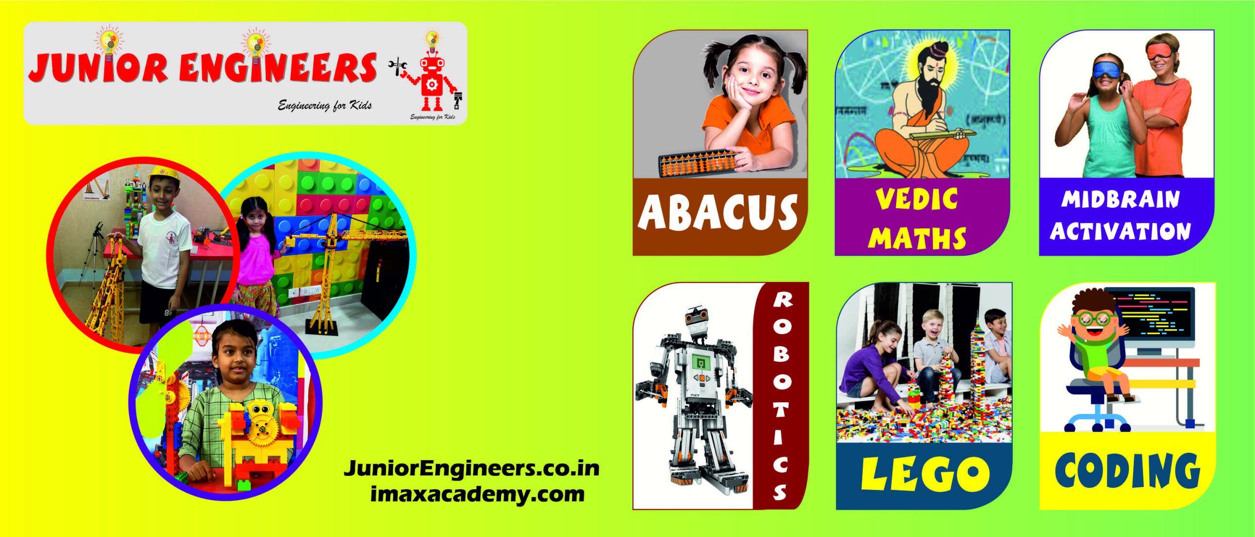 Kids Activity Centre in Laxmi Nagar offering Abacus, Vedic Maths, English, LEGO, Robotics, and Coding Classes for Kids.